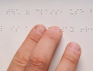 Reading in Braille