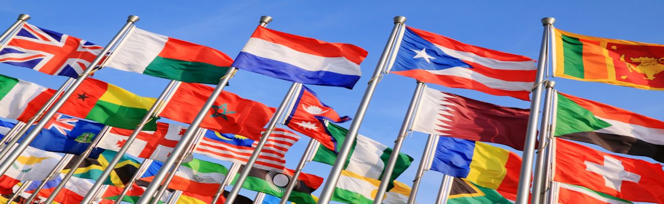 Banner banderas internacionales