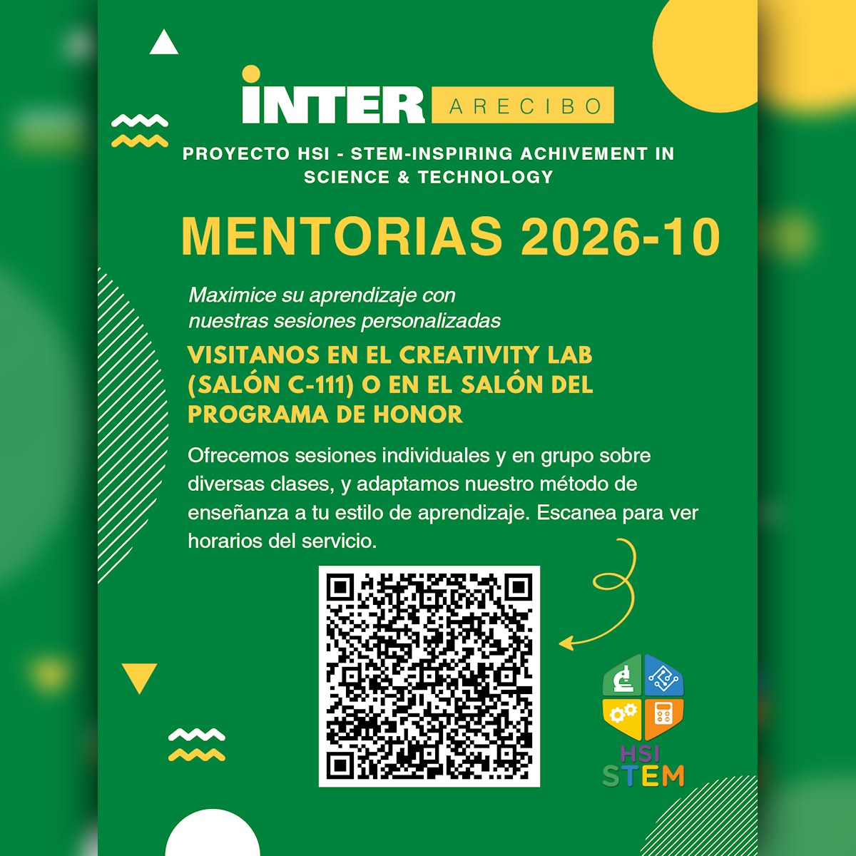 Mentorías por estudiantes STEM