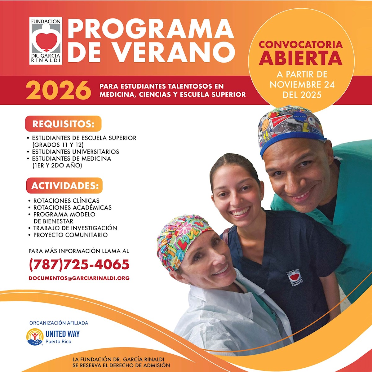 Programa de Verano - Fundación García Rinaldi