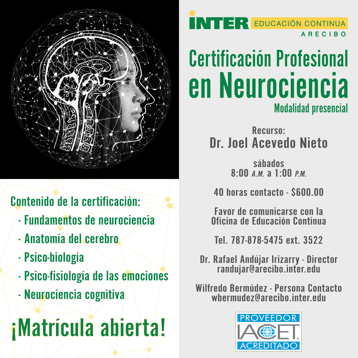 Certificación Profesional en Neurociencia