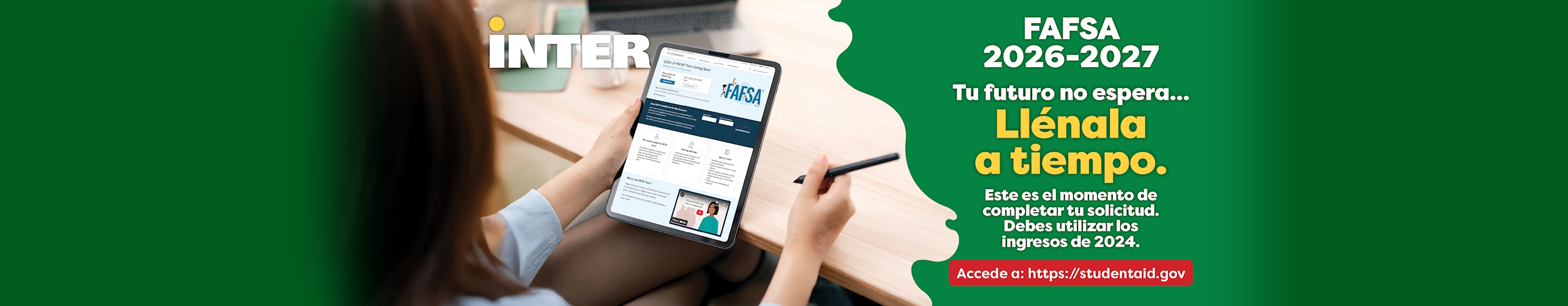 Completa tu FAFSA 26-27 hoy