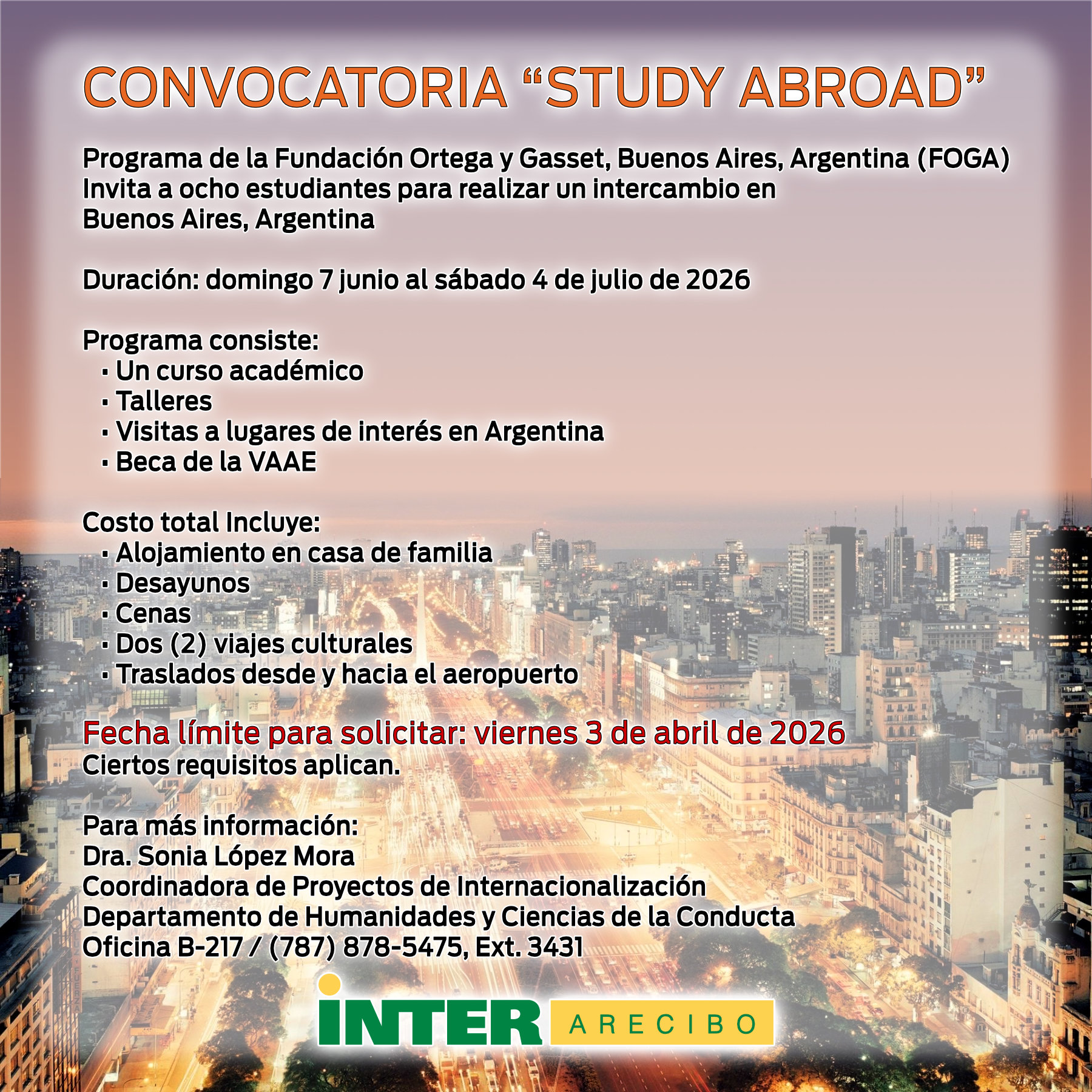 Internado en Argentina