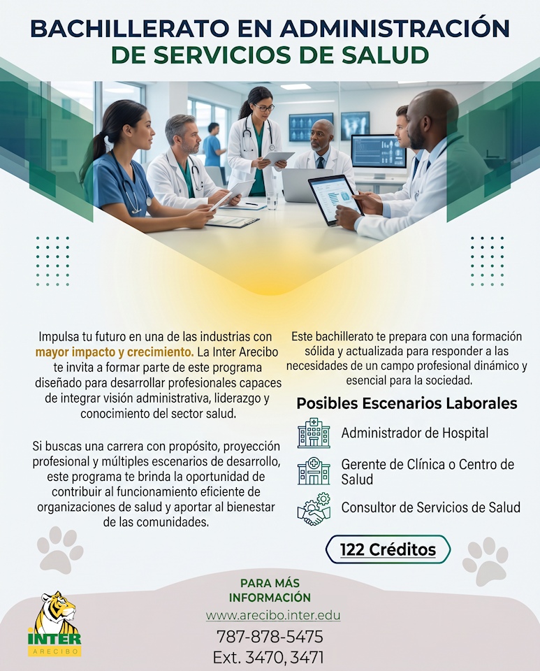 Bachillerato en Administración de Servicios de Salud