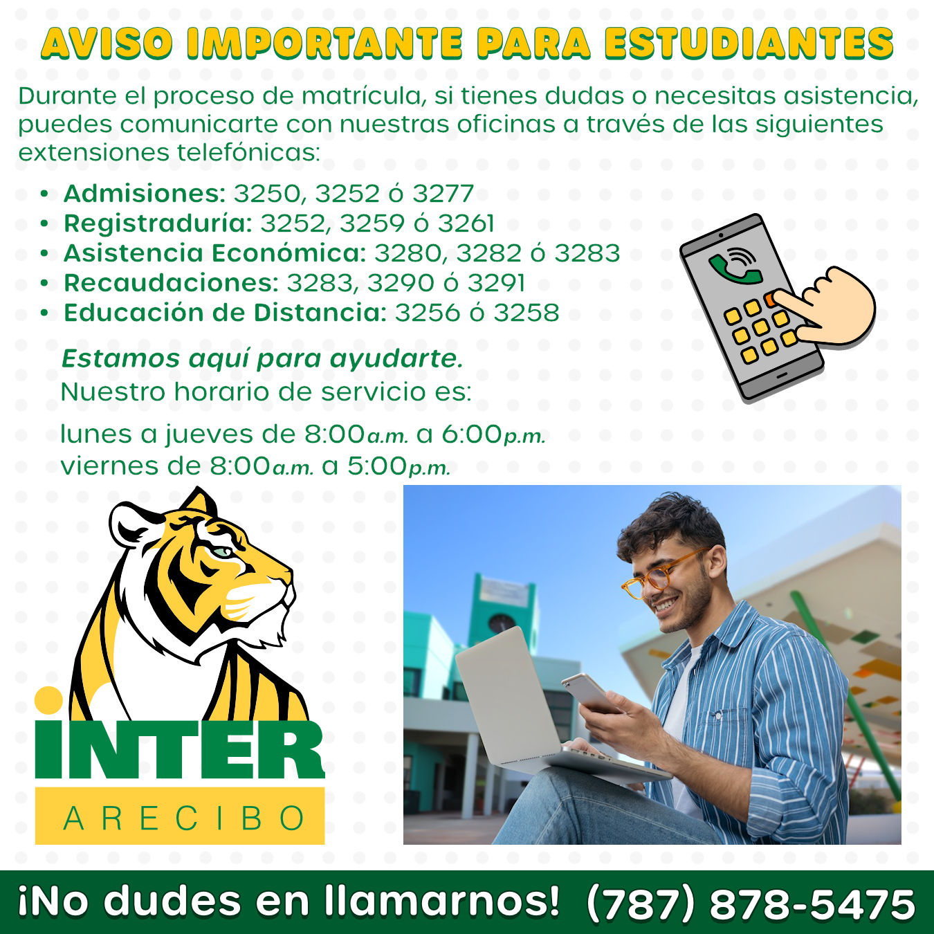 Proceso Matrícula Llamada AA