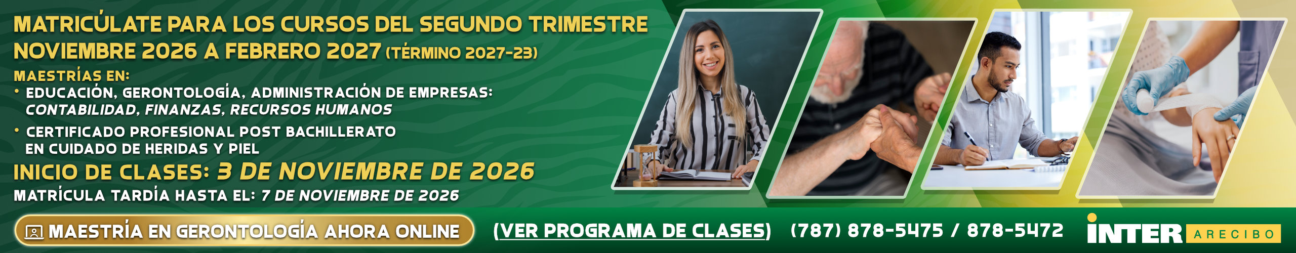 Banner Matrícula Trimestre