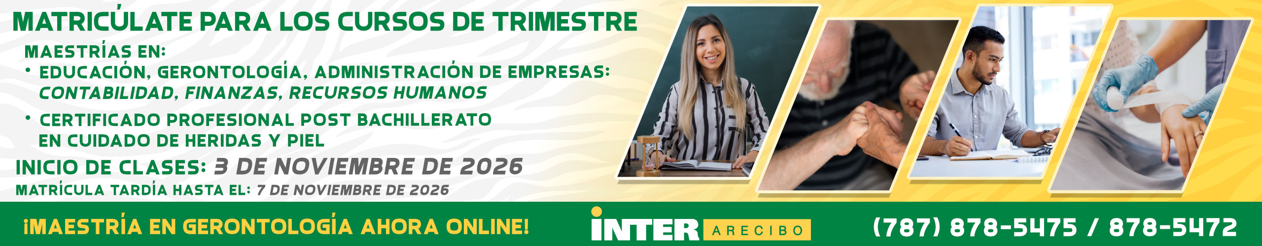 Banner Matrícula Trimestre
