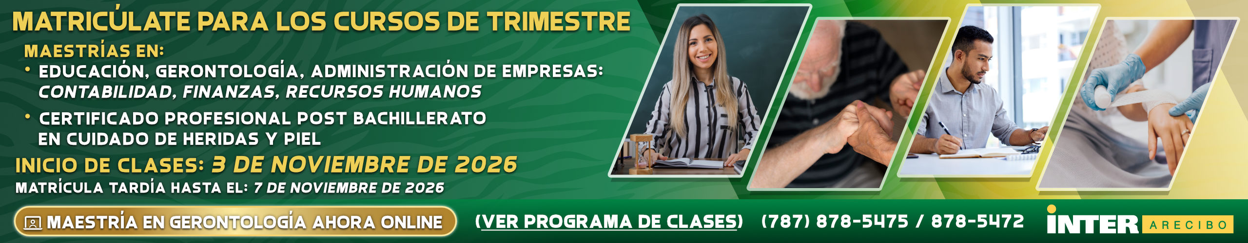 Banner Matrícula Trimestre