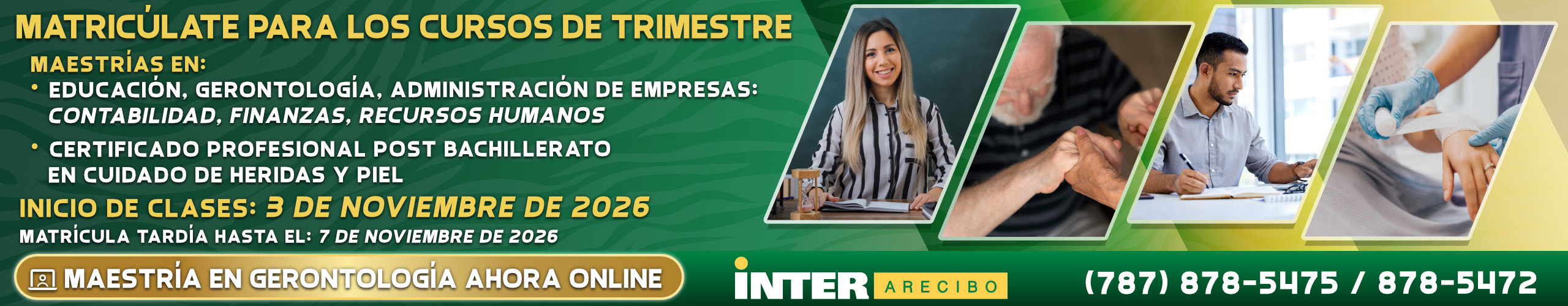 Banner Matrícula Trimestre